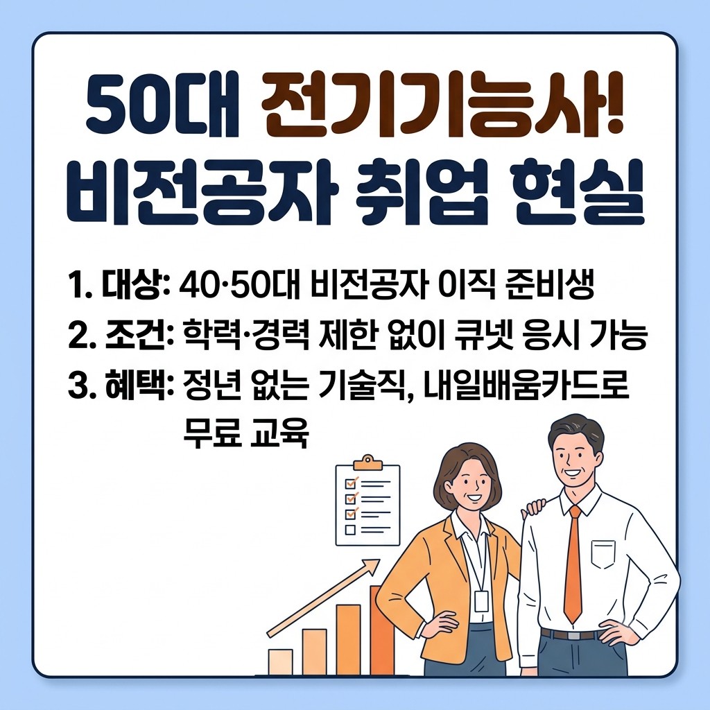 50대 전기기능사 취업현실