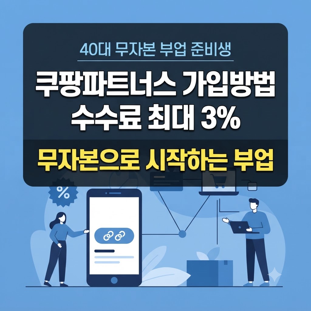 쿠팡파트너스 가입방법