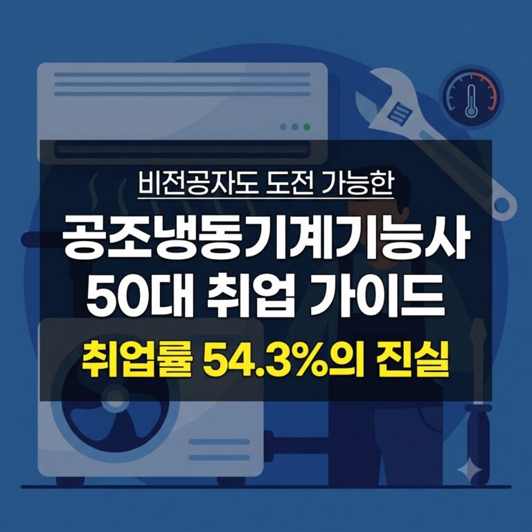 공조냉동기계기능사 50대 취업 가이드